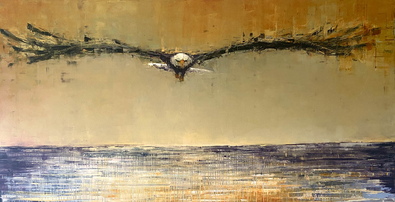 Bald Eagle (Golden Sky) Rebecca Kinkead