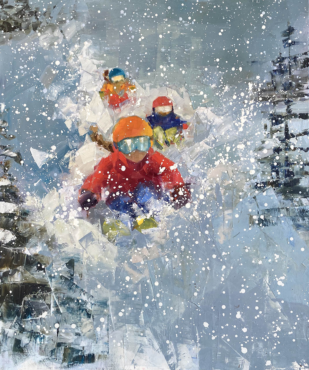 Backcountry, Original painting by Rebecca Kinkead