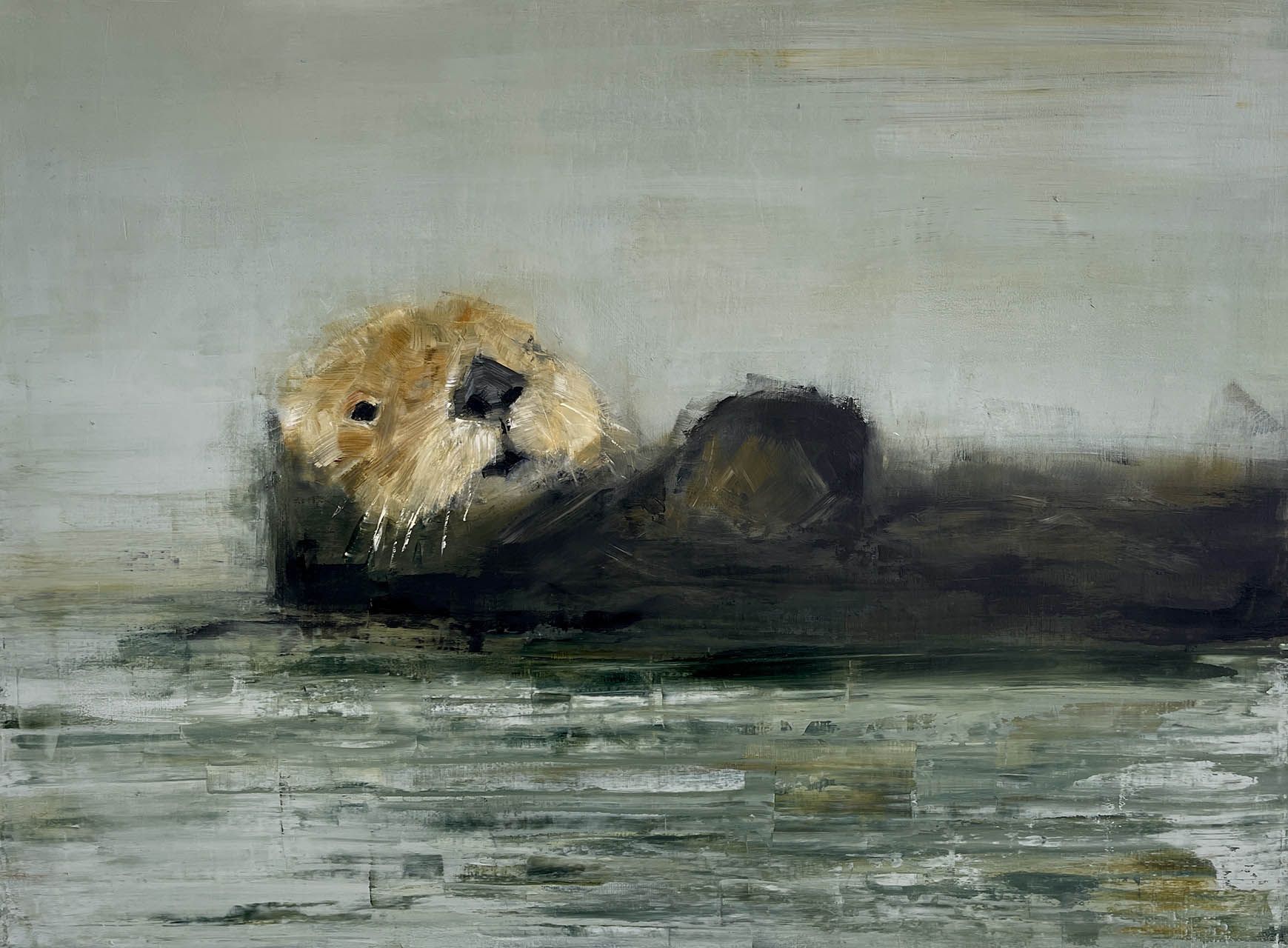 Sea Otter by Rebecca Kinkead