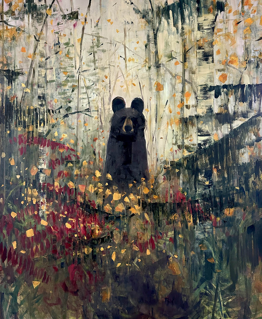 Black Bear (Autumn) by Rebecca Kinkead
